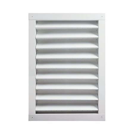 GAF GAF 5992441 24 x 30 in. Master Flow Aluminum Wall Louver - White 5992441